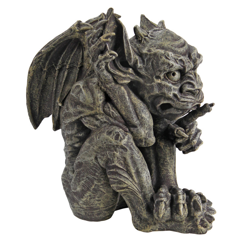 Design Toscano Whisper The Gothic Gargoyle Statue & Reviews | Wayfair